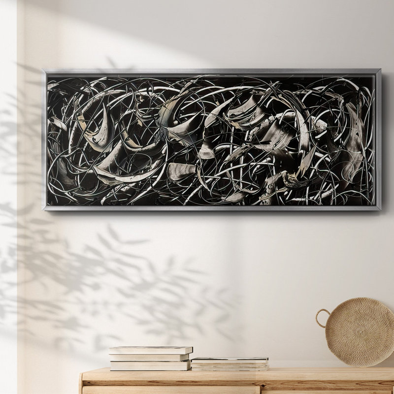 Linear Movement II - Framed Canvas
