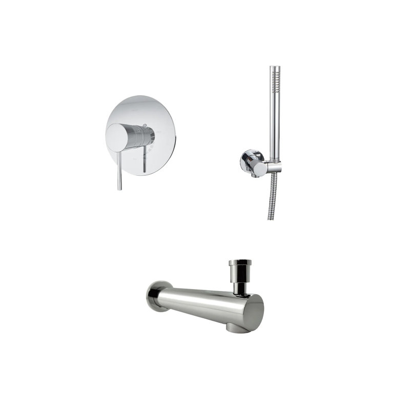 Pressure-Balanced (Temperature And Volume) All-In-One Kit with Rough in-Valve