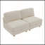 Canapé modulaire modulaire avec rangement convertible, ensemble de tissu pliant multifonctionnel pour des espaces de vie flexibles