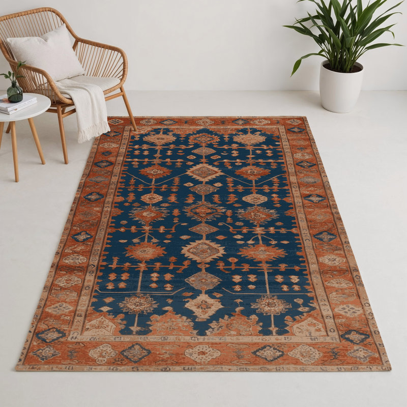 Tapis turc intérieur et extérieur brun, Rectangulaire 3 pi x 5 pi