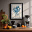 Blue Octopus Modern - Framed Print-192699932-192699934