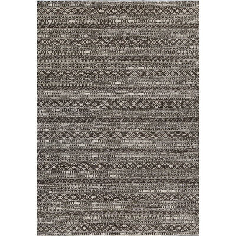 Tapis brun de haute qualité noué à la main