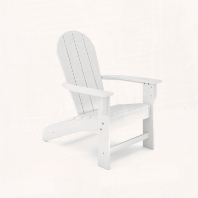 Premium HDPE Adirondack Chair with Fan Back – Weatherproof & Elegant for Patio or Garden