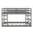 Full Over Full Bunk Bed With Ladder-1050021462