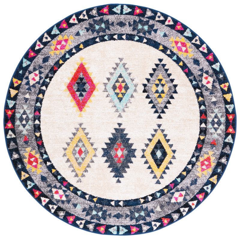 Kathy Performance Southwestern Rug, Round 6'
