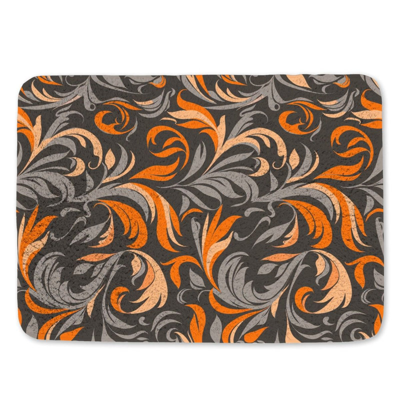 Dassy Microfiber / Microsuede Non-Slip Bath Mat, 17" W x 24" L