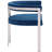 Marcello Kenlea Velvet Upholstered Back Arm Chair-1047657335