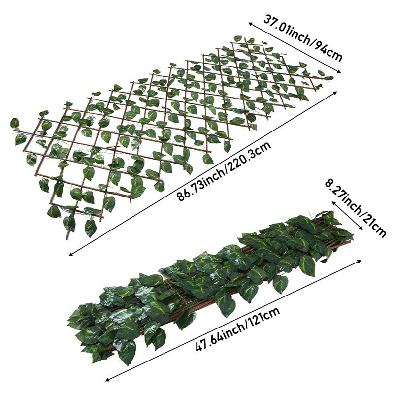 94cm H x 220.3cm W Plastic Lawn Edging