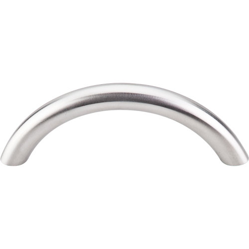 Solid Bowed Bar Pull, 3" Center to Center