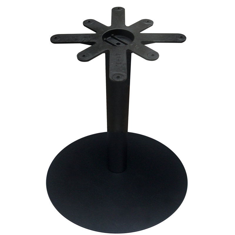 28" Round Cast Iron Dining Height Pedestal Table Base