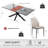 Geigle Extendable Table Set for Kitchen Dining Room Table, Home Furniture(1Table, 6Chairs)-515125719-515125713-491091877