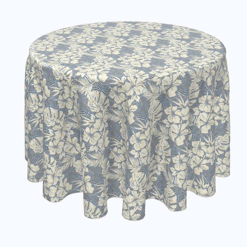 Cindy Hibiscus Tablecloth, 108" x 108"
