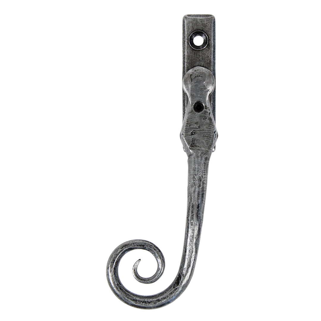 Blacksmith Pewter Patina Monkeytail Espagnolette Casement Fastener - Small - Image 2
