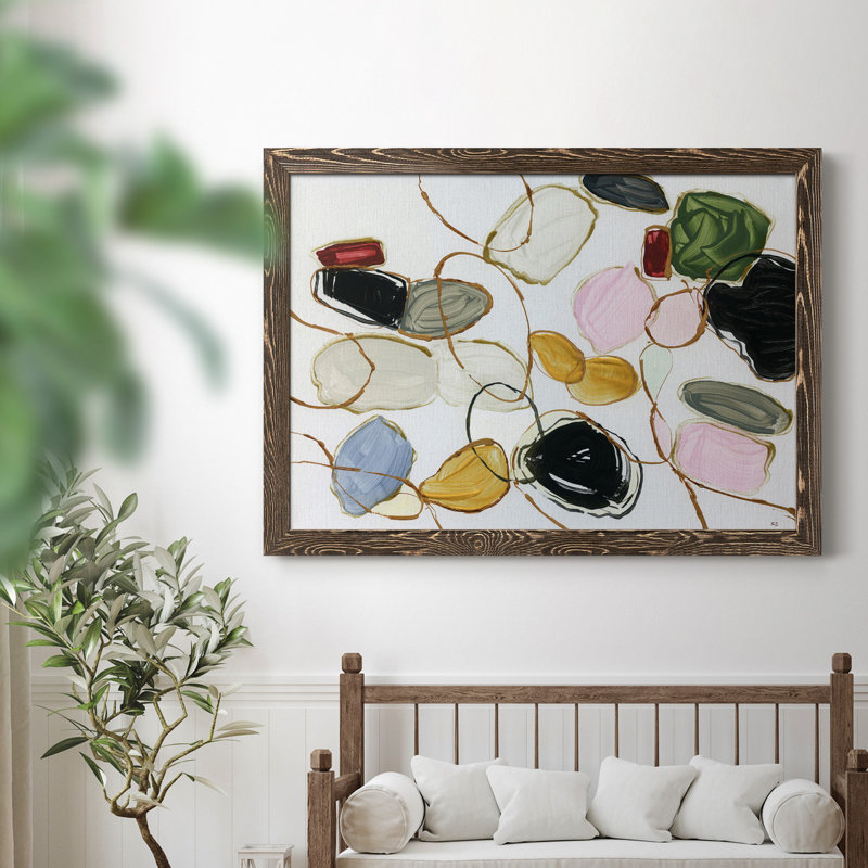 Versailles Treasures - Peinture sur toile encadrée, H 37,5 po x l 27,5 po x P 1,5 po, Noyer