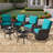 Imalai Wicker Patio Conversation Set with Cushions-2041874790