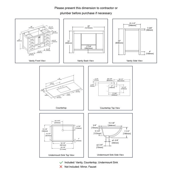 Dimensions du produit