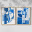 Série ABSTRACT Cxxi - reproduction encadrée de qualité supérieure - prête à être accrochée - aucun clou requis - aucun clou requis-715210286-715210287