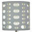 Lampe de table rétro grise / blanche 30 "H