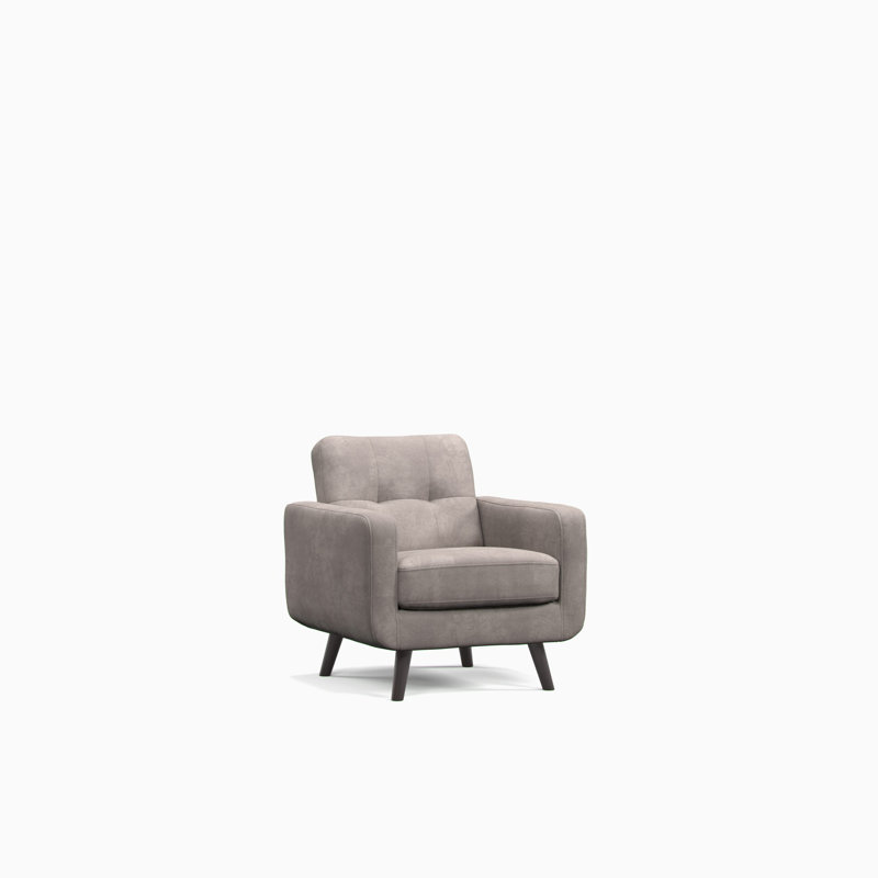 Briganti Faux Leather Armchair, Beige
