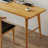 Burlywood Rectangular Solid Wood desk-114884219