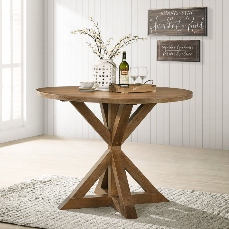 Table de salle à manger Cross-Buck