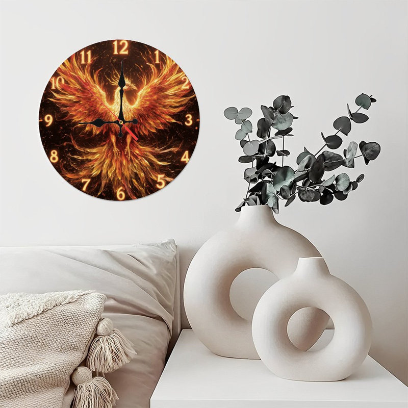 Horloge Fiery Phoenix