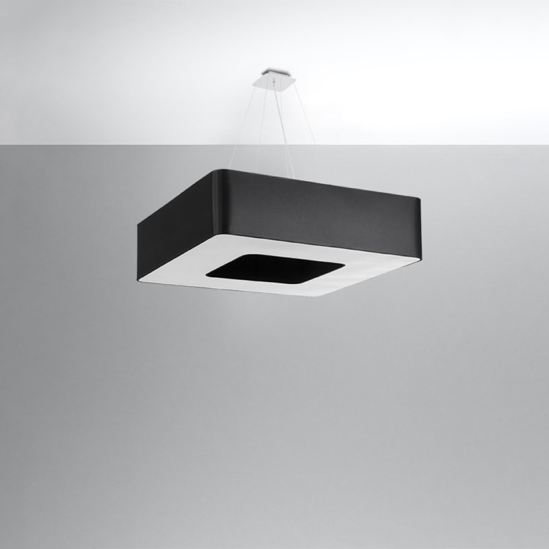 Urano 8 - Light Unique/Statement Pendant, 110cm H x 80cm W x 80cm D, Black
