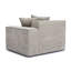 Chaise de coin Cherylee Taupe Chenille Basketweave RAF