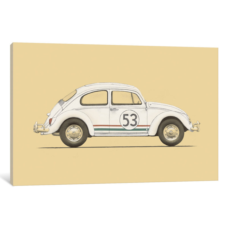 «Beetle», impression sur toile tendue, H 8 po x l 12 po x P 0,75 po