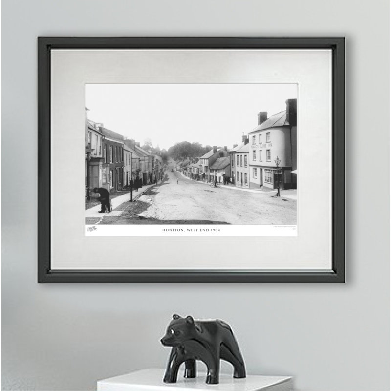 Honiton, West End 1904 - Single Picture Frame Print, 40cm H x 50cm W x 2.3cm D