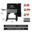 Barbecue au charbon avec fumoir Masterbuilt Gravity Series Xt