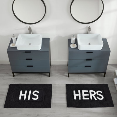 Cotton Blend Bath Rug