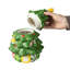 Ensemble de 3 pots à biscuits en forme d'arbre de Noël Dolomite