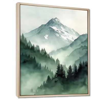 Art marocain sur toile, montagnes marocaines