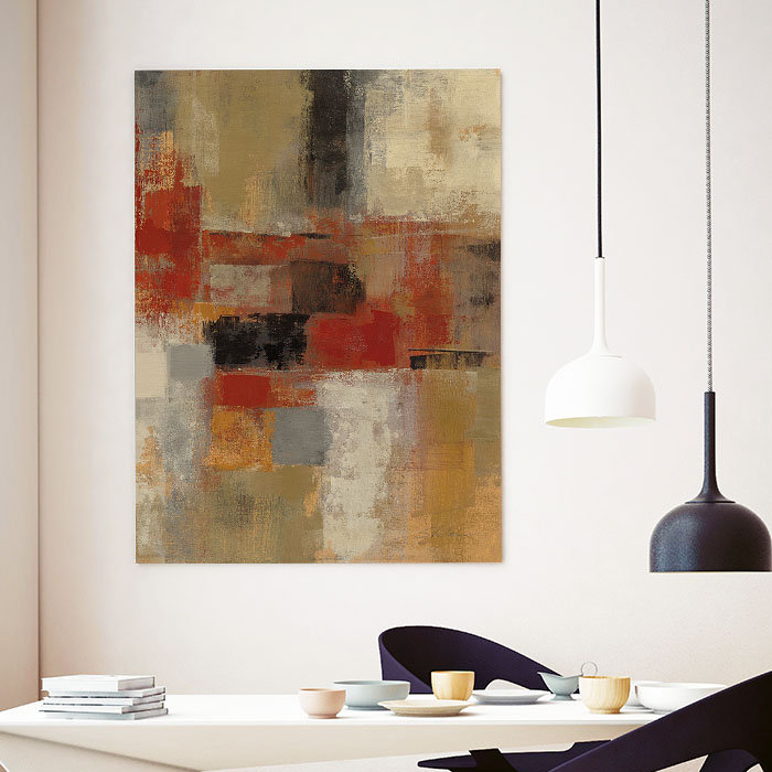 « intersection crop », reproduction de peinture à l’acrylique sur toile, H 40 po x l 30 po x P 2 po