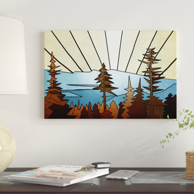 «Geometric Trees», impression sur toile