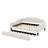 Full Size Upholstered Tufted Daybed With Trundle