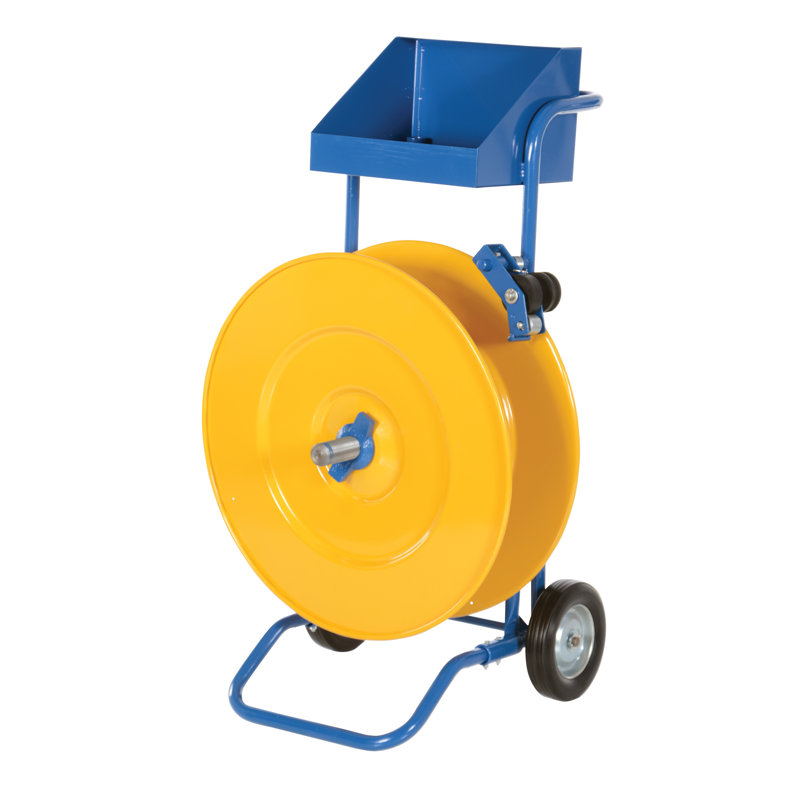 Chariot de cerclage, Jaune, H 41,81 po x l 25 po x P 22,31 po