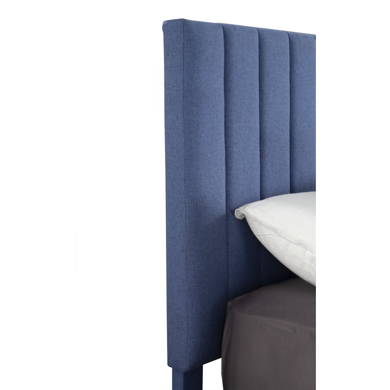 Lit standard bas Amaryah, Grand, Bleu