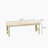 Backless Slatted Bench,Wood Outdoor Bench