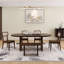 Ensemble de table de salle à manger 71 pièces 71 "avec banc et chaises de cuisine ovales pour 6 personnes 71"-1297886558