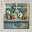  «Fall Poppies Windowsill» par Danhui Nai, art mural en verre acrylique-1463690846