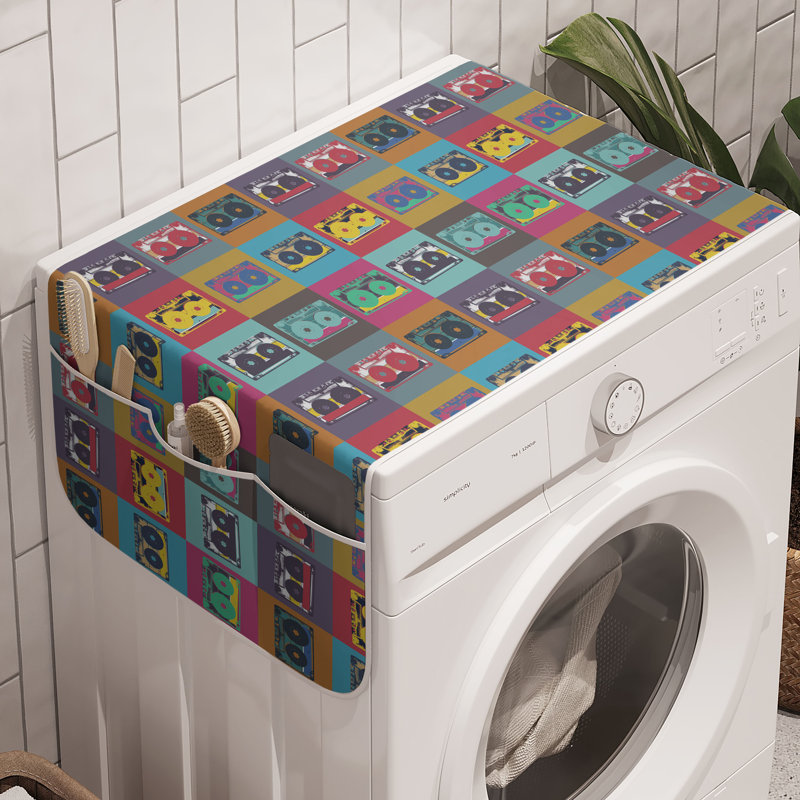 Ensemble de 2 bacs à linge East Urban Home Retro 47 po x 18,5 po