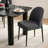 7-Piece Modern Dining Table Set With Upholstered Chairs With Metal Legs-1258798273
