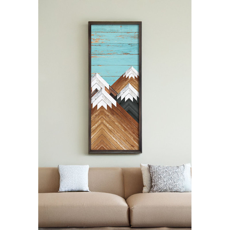 Élégante peinture encadrée décorative, 47,2 po x 19,7 po | Cadre 100% bois massif (épaisseur: 0,8 pouce) et œuvre d'art en panneau de fibres à densité moyenne 100% (épaisseur: 0,1 pouce) | Impression numérique époustouflante pour le salon, le bureau et la maison
