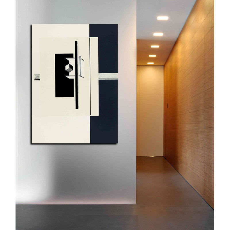 ''1O Kestnermappe Proun'' By El Lissitzky Canvas Wall Art, 18" X 24", 16" H x 12" W