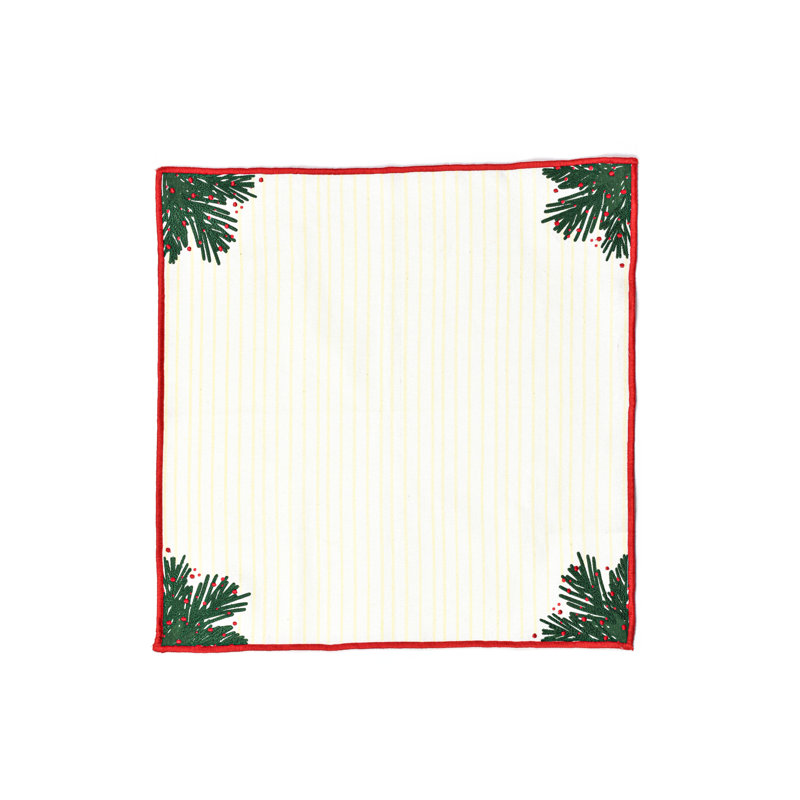 Ensemble de 4 serviettes balsam et baies