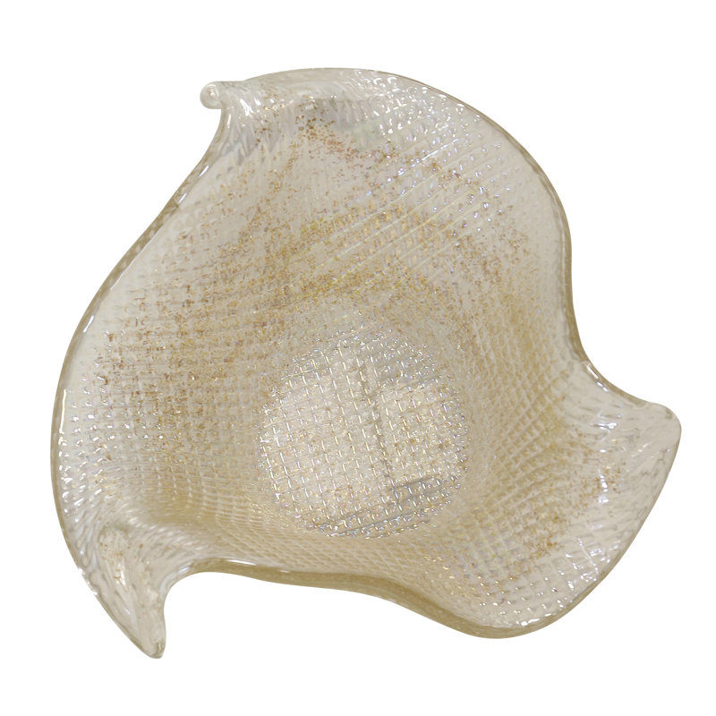 Bol Atena - doré transparent - 10,62 po x 10,62 po x 5,5 po
