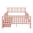 Storage Bed Frame For Kids, Wood Bed With 2 Drawers,Platform Bed With Guardrails On Both Sides For Kids, Girls, Boys-284623391-284623388