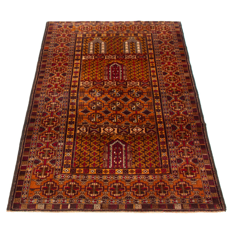 Tapis rectangulaire unique de 3 pi 11 po x 7 pi 1 po
